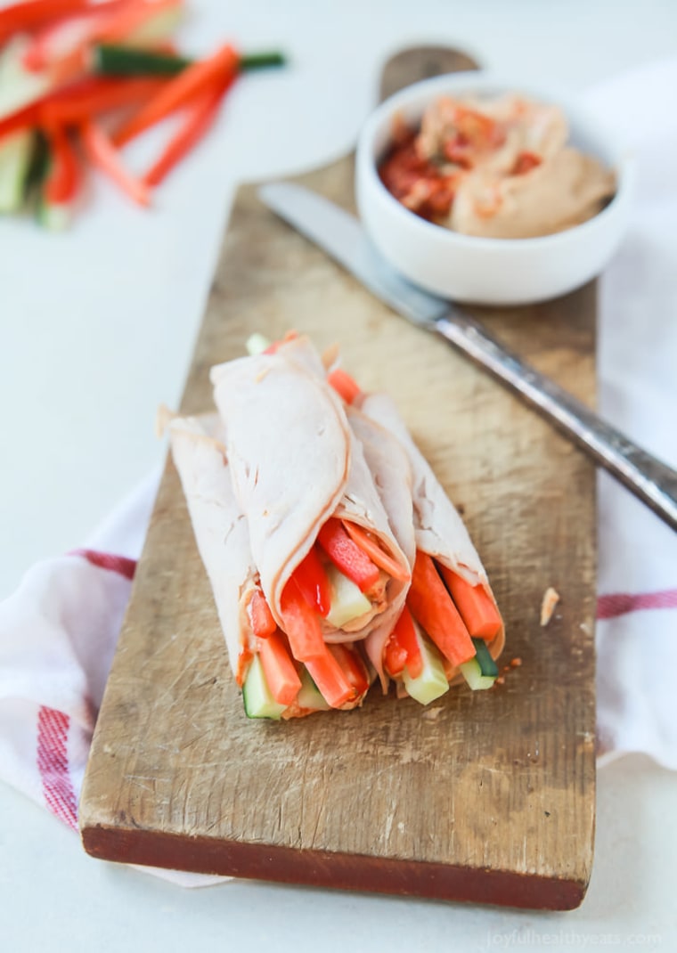 Image: Veggie Turkey Roll-ups