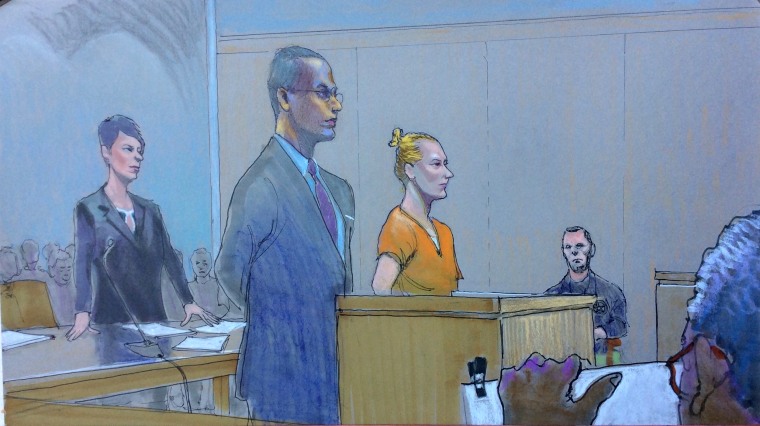 Image: Sketch of NSA Leaker Reality Leigh Winner Detention Hearing