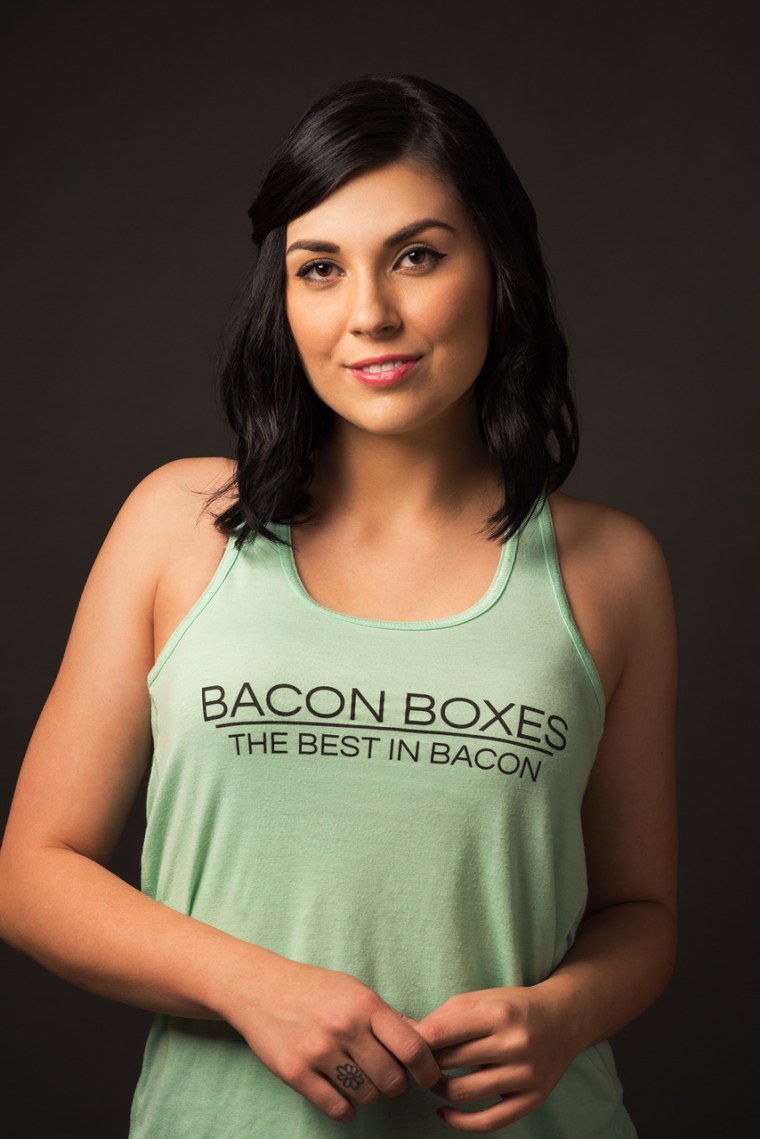 Logan Rae, co-founder of Bacon Boxes. Her advice to other entrepreneurs: "Don't doubt yourself."