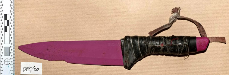Image: One of the knives used in the London Bridge attack