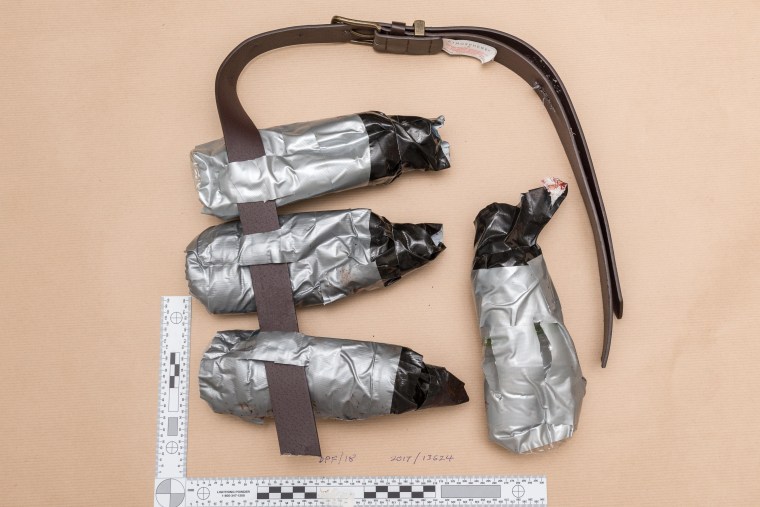 Image: Fake explosive belt 