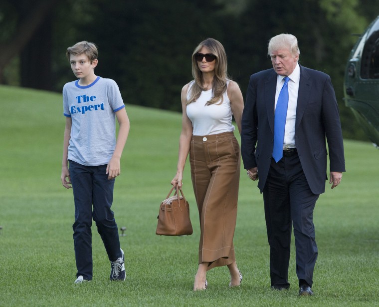 Barron Trump is first boy to live in White House in over 50 years