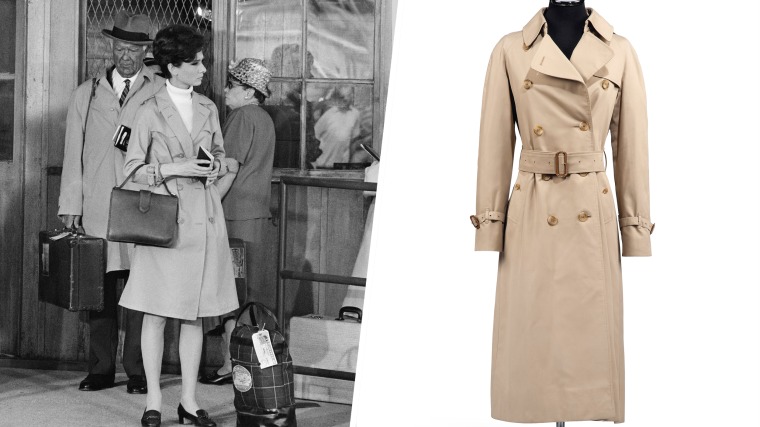 Top 33+ imagen audrey hepburn burberry trench coat