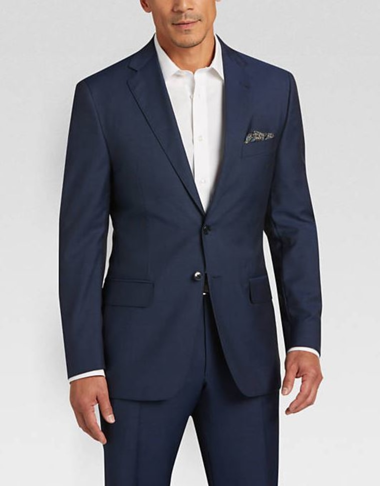 Blue Tic Modern Fit Suit