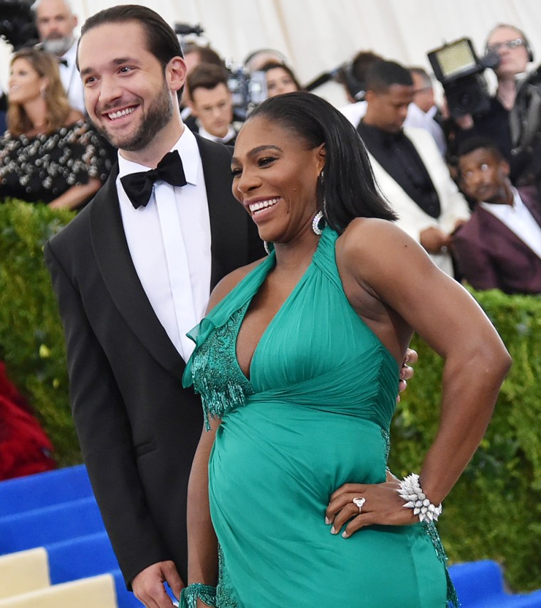 Alexis Ohanian and Serena Williams