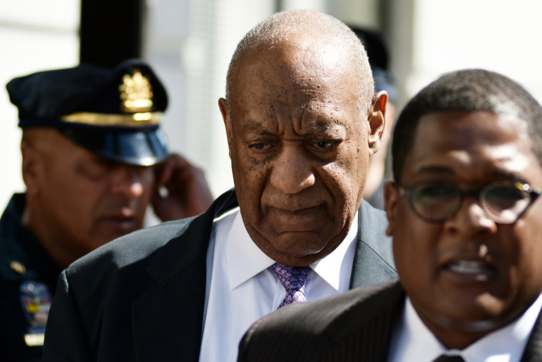 Image: Bill Cosby departs Montgomery County Courthouse after the fifth day of the sexual assault trail in Norristown, Pennsylvania
