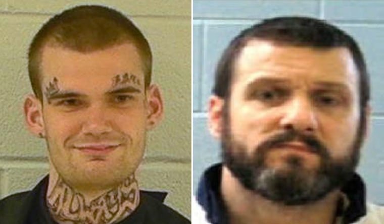 Image: Escaped inmates Ricky Dubose, left, and Donnie Russell Rowe.