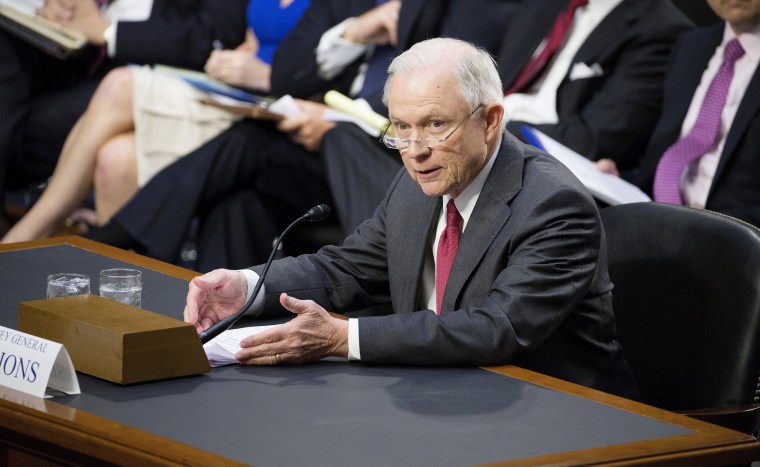 Image: Attorney General Jeff Sessions Testifies on Russia Investigation