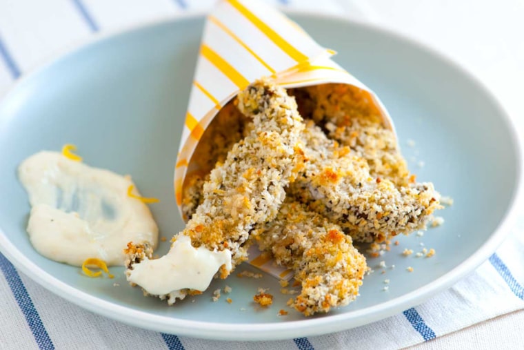 Image: Crispy baked portobello mushroom fries