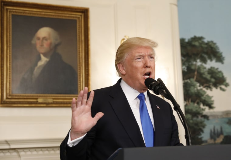 Image: President Trump delivers a statement about the shooting at a Congressional Republicans baseball practice from the White House in Washington