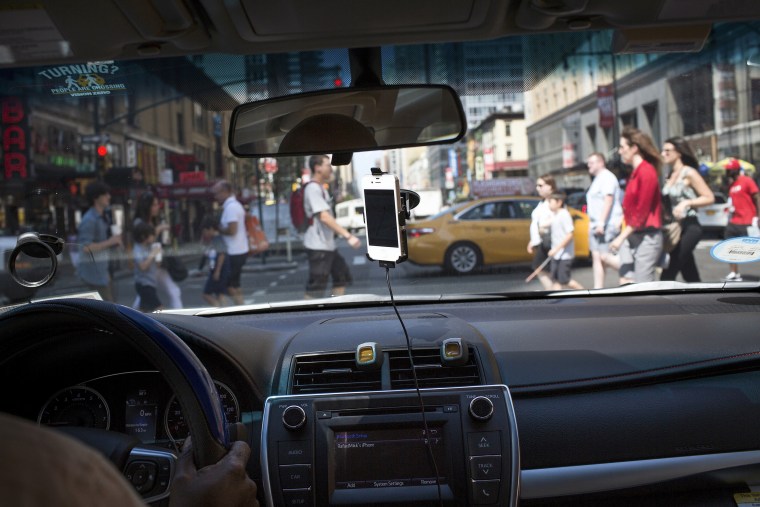 Image: An UberX car in New York.