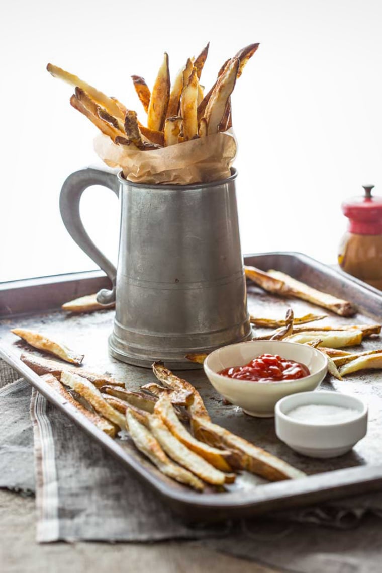 Skinny oven fries