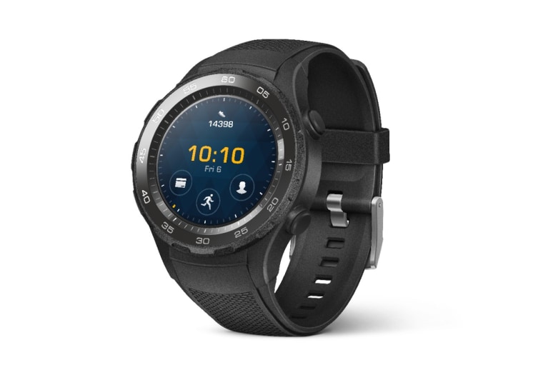 The Huawei Watch 2 can track Dad's run or bike ride -- and then pay for an energy drink on the way home.