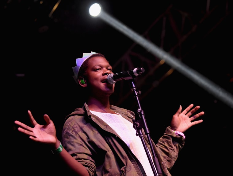 Image: Shamir performs onstage during Coachella Valley Music and Arts Festival