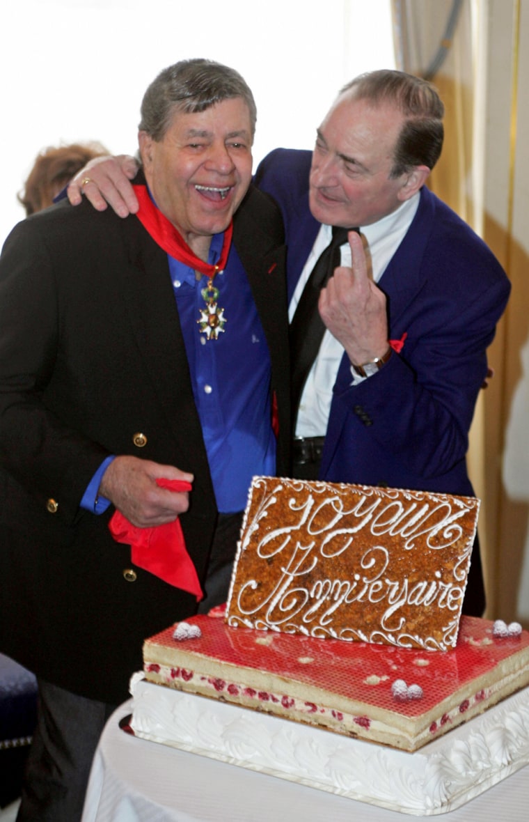 Image: Jerry Lewis and French director Pierre Etaix