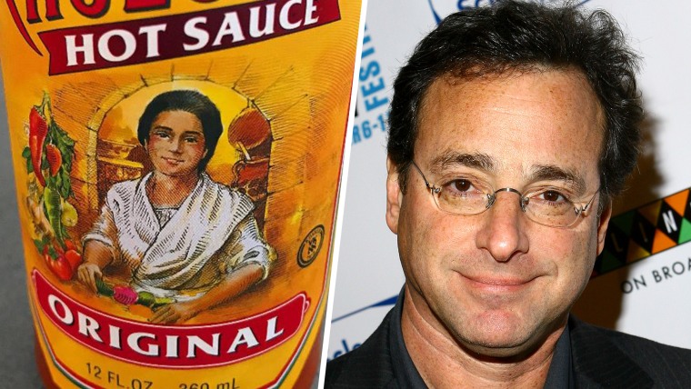 The Cholula hot sauce lady, left, and comedian Bob Saget.