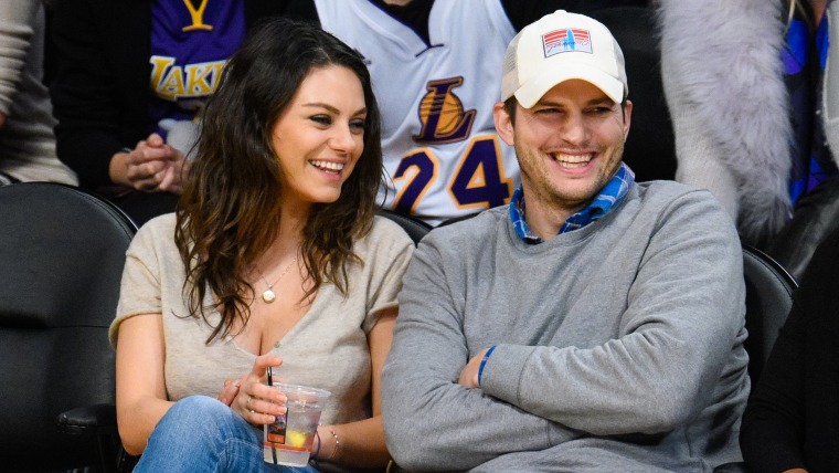 Image: Celebrities At The Los Angeles Lakers Game