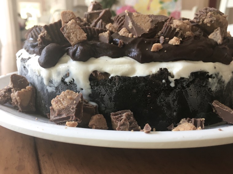 Mocha Ice Cream Cake - My Casual Pantry