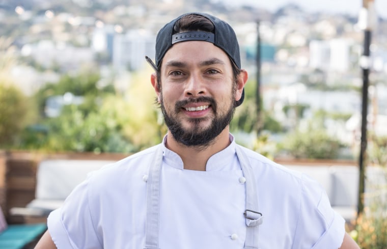 Chef Louis Tikaram from E.P. and L.P. restaurant in Los Angeles.