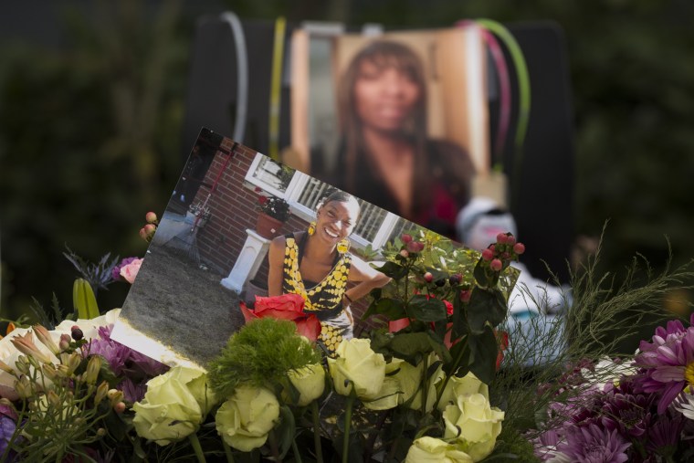 Image: Protestors Rally After Police Shooting Death Of Pregnant Woman In Seattle