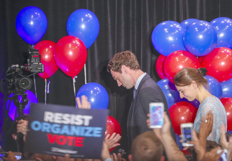 Image: Jon Ossoff election night party in Atlanta, Georgia