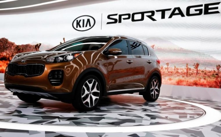 The 2017 Kia Sportage is introduced at the LA Auto Show in Los Angeles