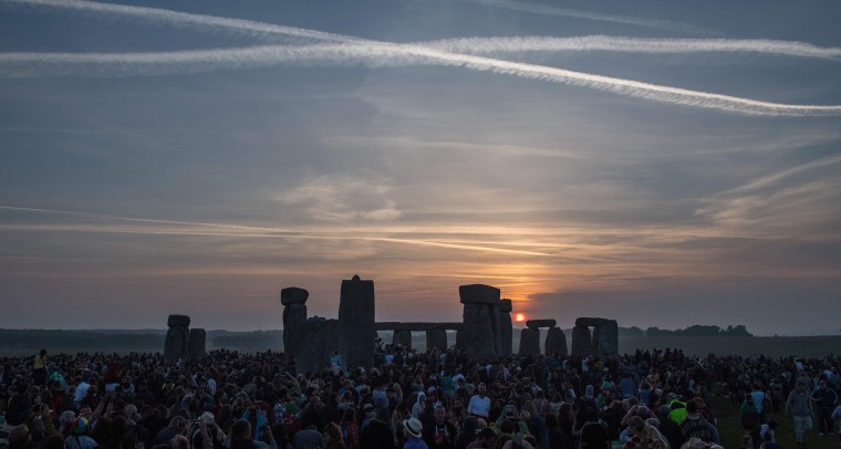 Image: Summer Solstice at Stonehenge in Wiltshire