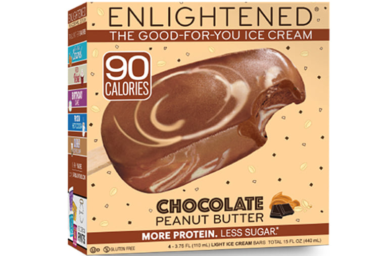 Image: Enlightened Chocolate Peanut Butter Bars
