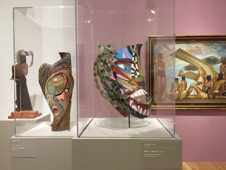 Works from an exhibit of 50 years of art from Mexico on display at the Dallas Museum of Art.