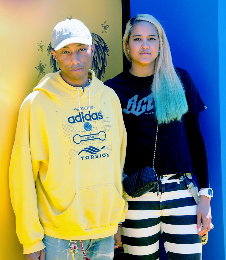 Pharrell Williams and wife Helen Lasichanh