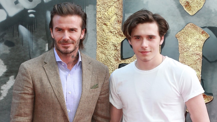 David Beckham is a double for his son Brooklyn in this amazing ...