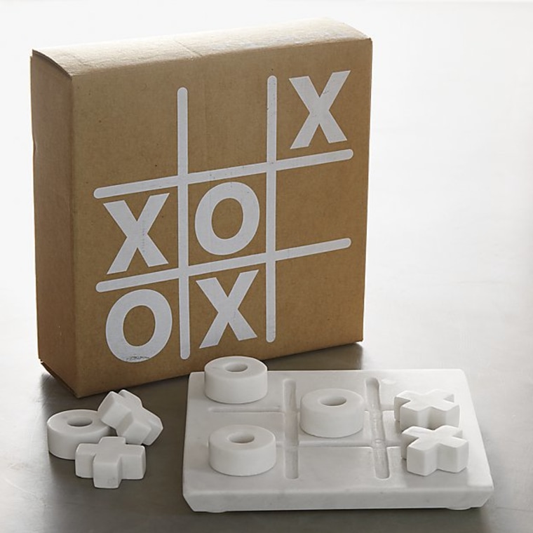 Marble Tic-Tac-Toe Game Set