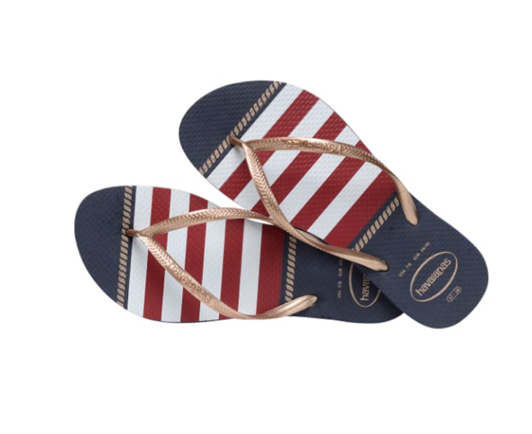 havaianas slim navy sandals