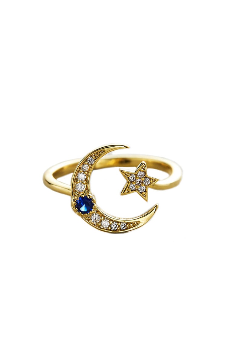 Tai Star and Moon ring