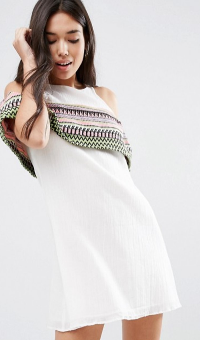 ASOS Aztec Sundress with Cold Shoulder Detail