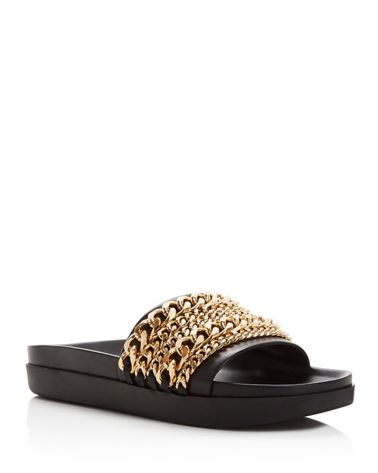 KENDALL and KYLIE Shiloh Chain Pool Slide Sandals