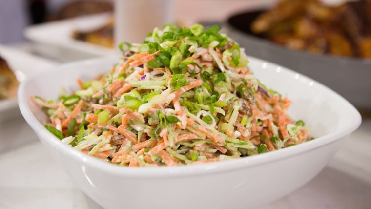 Broccoli and Carrot Coleslaw