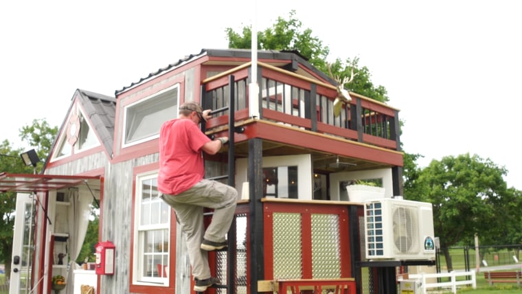 John Kernohan worked with his local fire department to design a tiny house focused on fire safety and prevention.