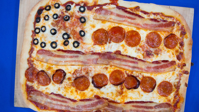 Maureen Petrosky's Flag Pizza