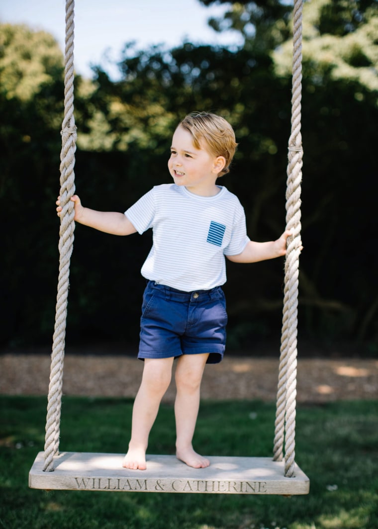 Image: Prince George's third birthday