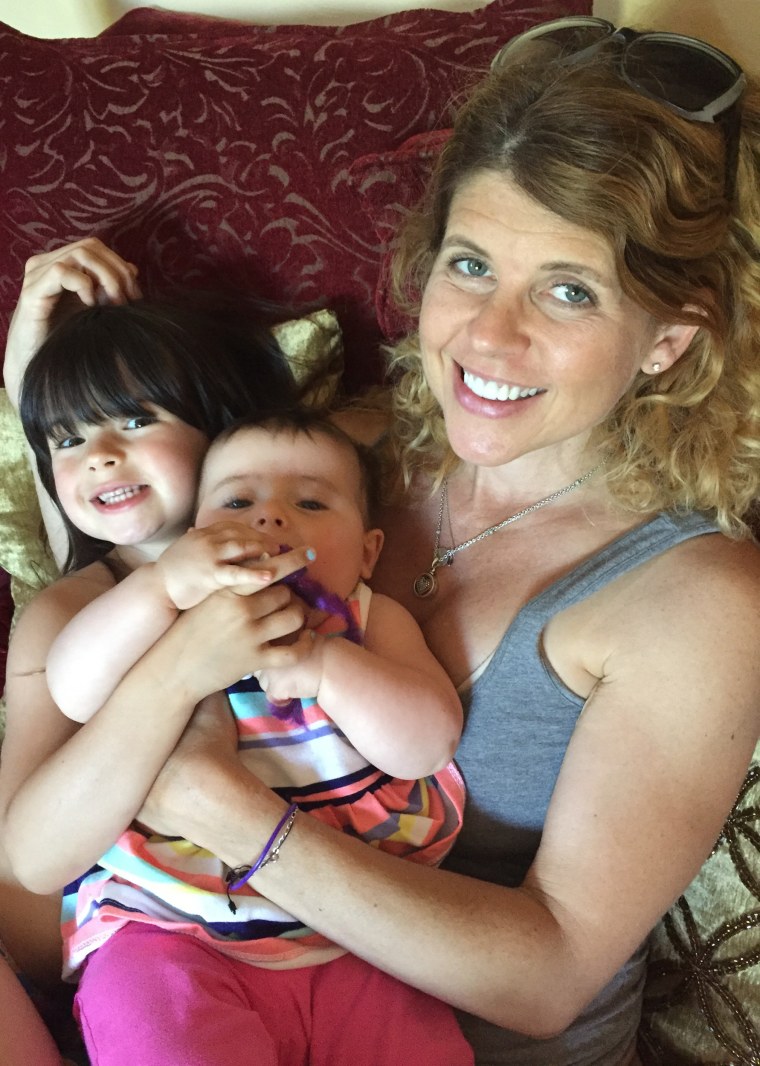 Image: Theresa Schwegel and her two children