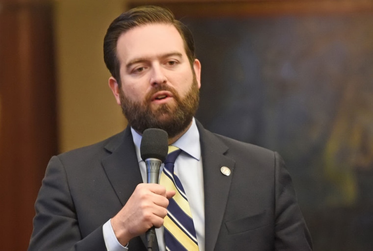 Image: Rep. Jose Felix Diaz, R-Miami debates on the House floor