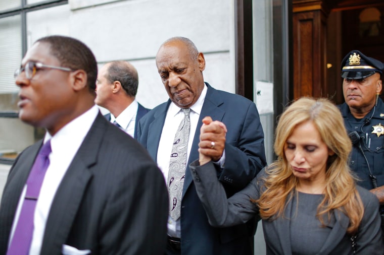 Image: Bill Cosby with Attorney Angela Agrusa