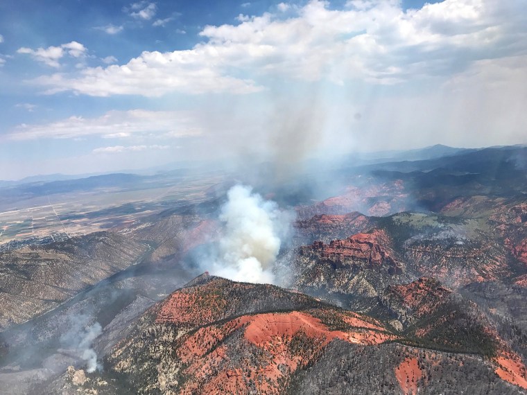 Image: Brian Head wildfire in Utah