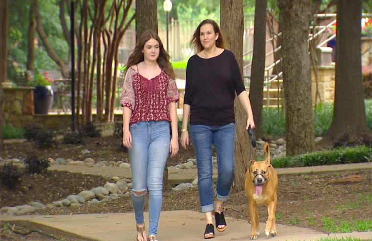 Image: Abby Smith, Anne Smith and their Dog