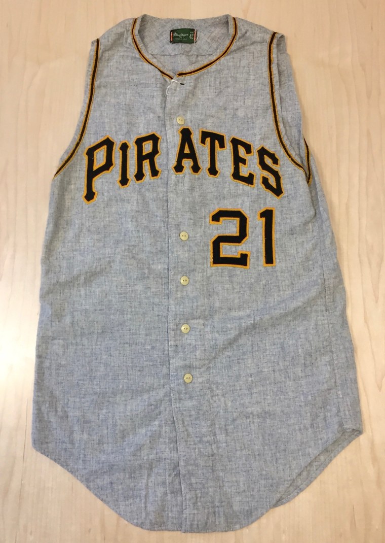 Mitchell And Ness Roberto Clemente Puerto Rico Baseball Jersey