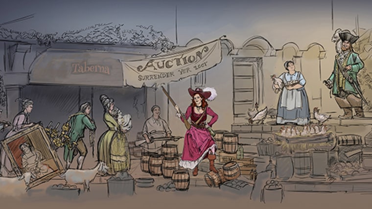 Disney's Pirates of the Caribbean's "wench auction" gets overhaul