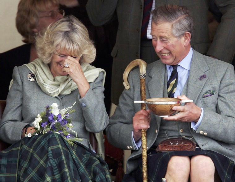 Prince Charles, the Prince of Wales, and his wife Camilla