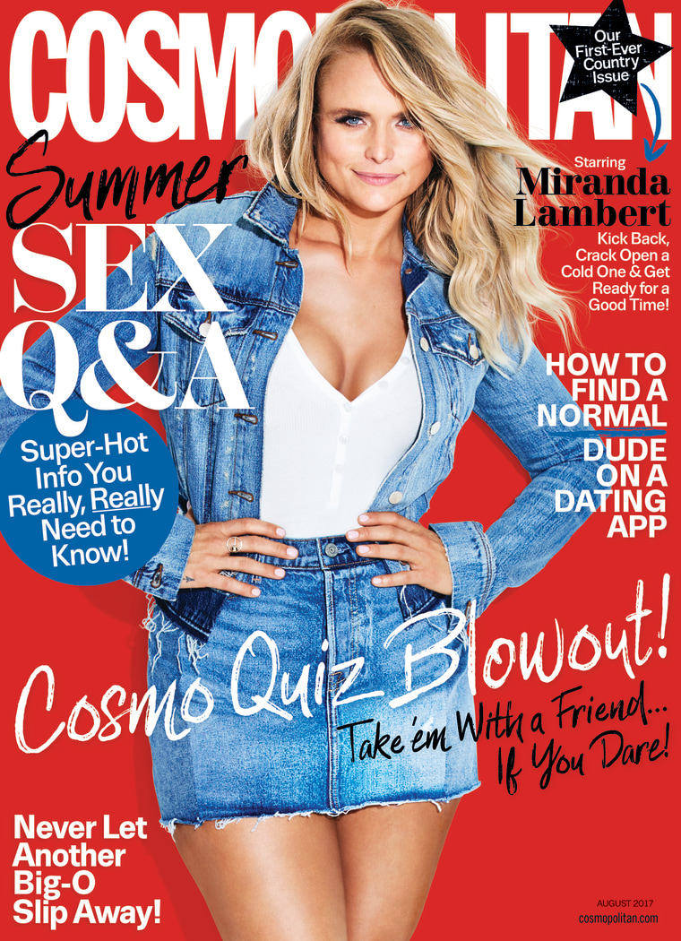 Miranda Lambert covers Cosmo's first ever country issue.