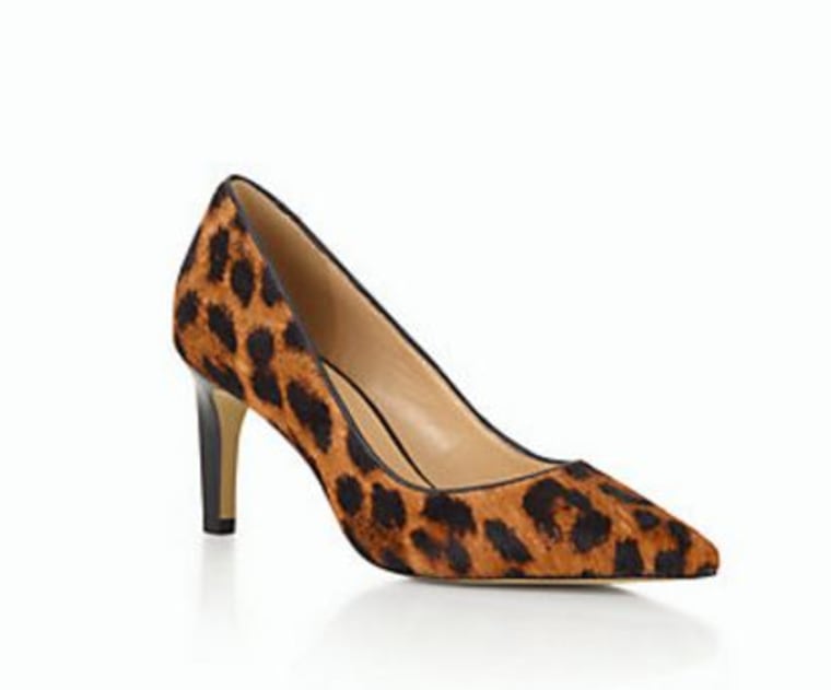 Leopard Pointy-Toe Pumps